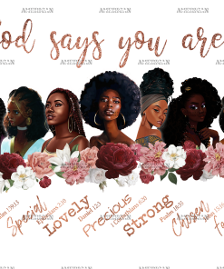 God Says You Are DTF Transfer