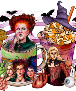 Halloween Drink UV DTF Transfer