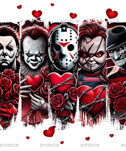 Halloween Valentine-2 DTF Transfer