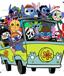 Halloween Vehicle UV DTF Transfer