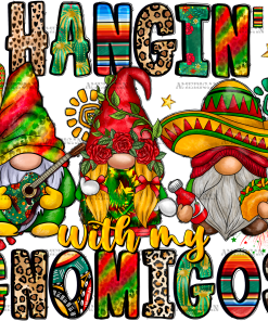 Hangin With My Gnomigos DTF Transfer