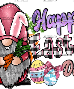 Happy Easter Day Gnome DTF Transfer