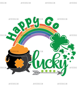 Happy Go Lucky DTF Transfer