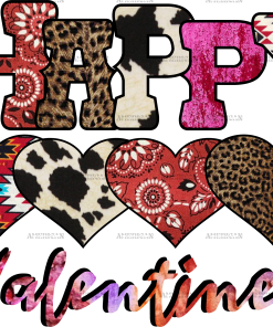 Happy Valentines-1 DTF Transfer