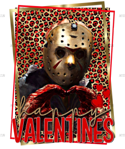 Happy Valentines Jason DTF Transfer