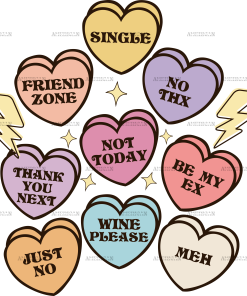 Heart Candy DTF Transfer