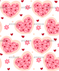 Heart Valentine-2 UV DTF Transfer