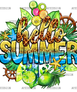 Hello Summer-2 DTF Transfer
