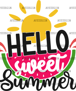 Hello Sweet Summer DTF Transfer