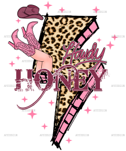 Howdy Honey Bolt-2 DTF Transfer