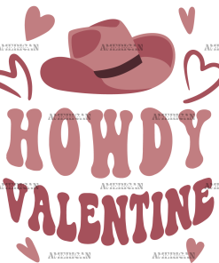 Howdy Valentine UV DTF Transfer
