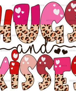 Hugs And Kisses DTF Transfer