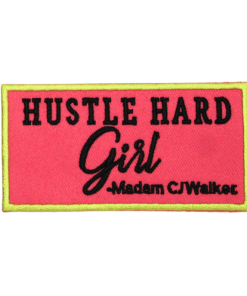 Hustle Hard Girl Patch(Small/Embroidery)