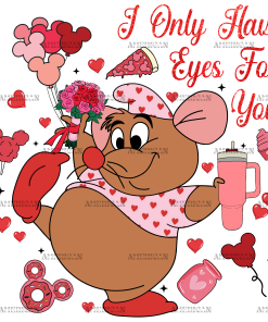 I Only Have Eyes For You Mouse DTF Transfer