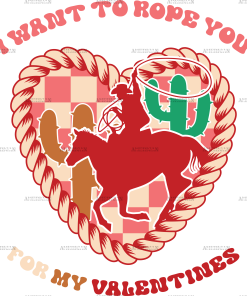 I Want To Rope You For My Valentines DTF Transfer