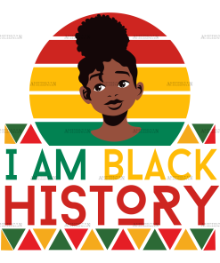 I am Black History-1 DTF Transfer