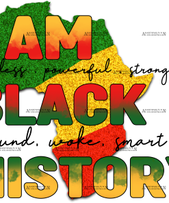 I am Black History-13 DTF Transfer