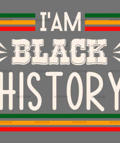 I am Black History-2 DTF Transfer