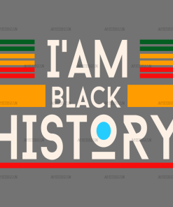 I am Black History-5 DTF Transfer