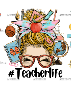 It Takes A Lot Of Sparkle To Be A Teacher UV DTF Transfer