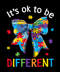 Its Ok To Be Different-3 DTF Transfer