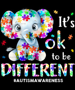 Its Ok To Be Different-6 DTF Transfer