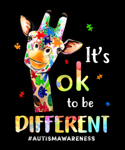 Its Ok To Be Different-7 DTF Transfer