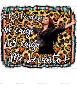 Jenni Rivera Leopard DTF Transfer