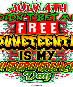 July 4th Didnt Set Me Free DTF Transfer