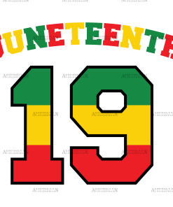 Juneteenth 19 DTF Transfer