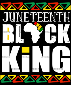 Juneteenth Black King DTF Transfer
