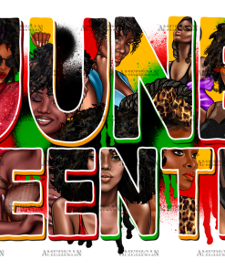 Juneteenth Blacks DTF Transfer