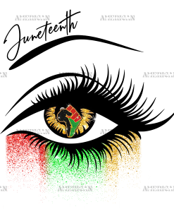 Juneteenth Eye-2 DTF Transfer