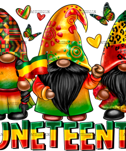 Juneteenth Gnome DTF Transfer