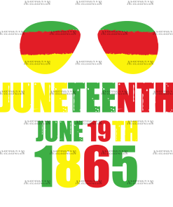 Juneteenth-Sunglasses DTF Transfer