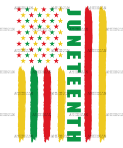 Juneteenth USA Flag DTF Transfer