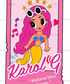 Karol G Manana Sera Bonito Frame-1 DTF Transfer