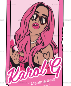 Karol G Manana Sera Bonito Frame-2 DTF Transfer