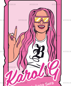 Karol G Manana Sera Bonito Frame-4 DTF Transfer