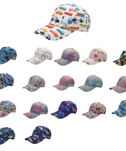 Unisex Youth Printed Adjustable Caps