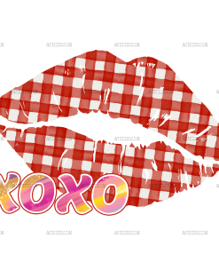 Kiss Me Sexy Lip Xoxo DTF Transfer