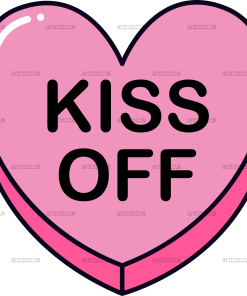 Kiss Off DTF Transfer