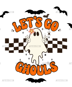 Lets Go Ghouls UV DTF Transfer