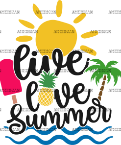 Live Love Summer DTF Transfer