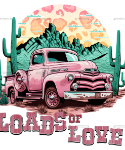 Loads Of Love Western Valentine DTF Transfer
