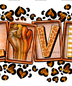 Love Black History Frames DTF Transfer