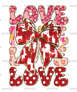 Love Bow-2 DTF Transfer