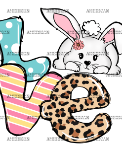 Love Bunny-1 DTF Transfer