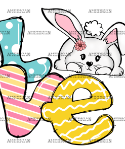 Love Bunny-2 DTF Transfer