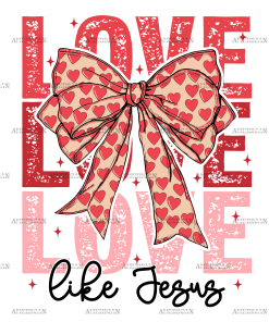 Love Like Jesus-7 DTF Transfer
